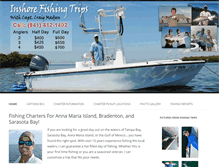 Tablet Screenshot of inshorefishingtrips.com